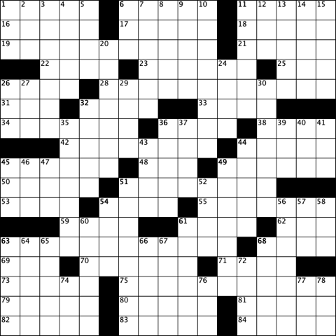 August 1, 2021 puzzle grid