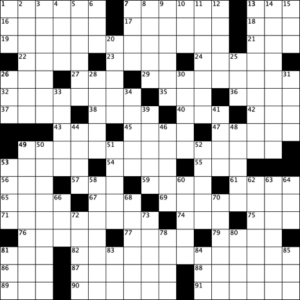 Puzzle grid for December 26, 2021